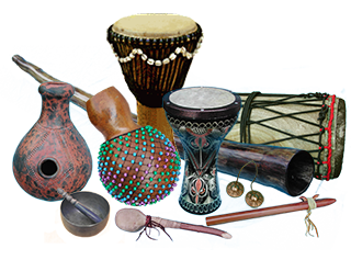 Hand percussion instruments collection
